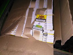 Odessa Customs DFS stopped illegal traffic 12.5 thousand packets of cigarettes