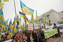 Farmers protest took place simultaneously in 17 regions