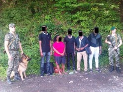 In Transcarpathia detained "tourists" from four African countries